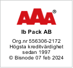 Vi �r ett kreditv�rdigt f�retag enligt Bisnodes v�rderingssystem som baserar sig p� en m�ngd olika beslutsregler. Denna uppgift �r alltid aktuell, informationen uppdateras dagligen via Bisnodes databas.